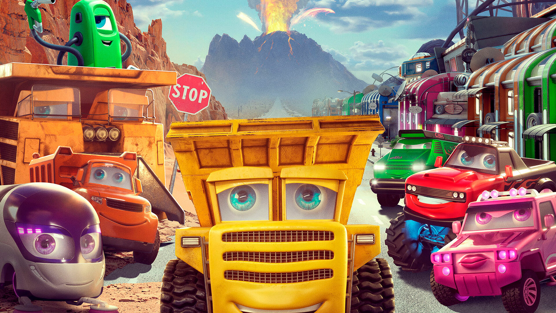 Смотри фильм Грузовички в кинотеатре